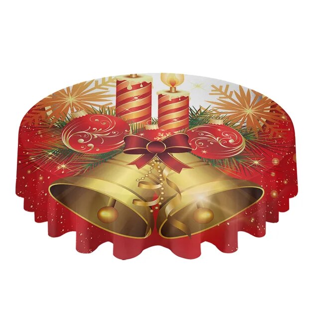 크리스마스 식탁보 홈카페 파티 테이블보 격자 무늬 소나무 바늘 랜턴 라운드 방수 웨딩 장식 테이블 커버,, 없음, 59.WHH04755 - 133x178cm Tablec, 1개 52,800원