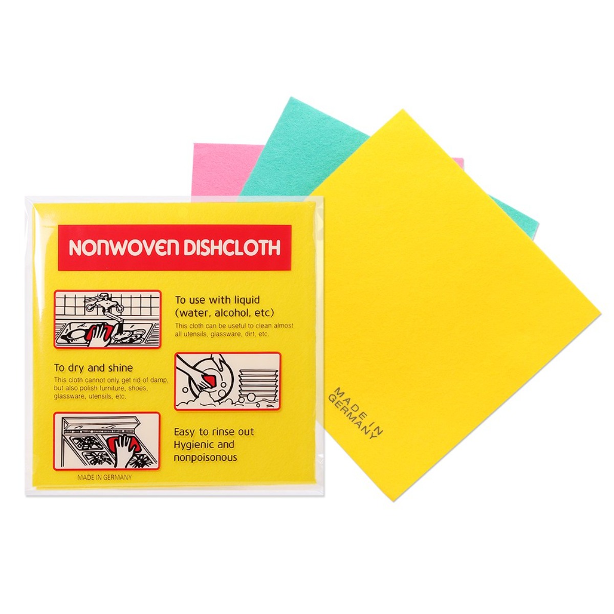 독일 직수입 비스코스 100% 주방 부직포 행주 3P 세트 35,000원