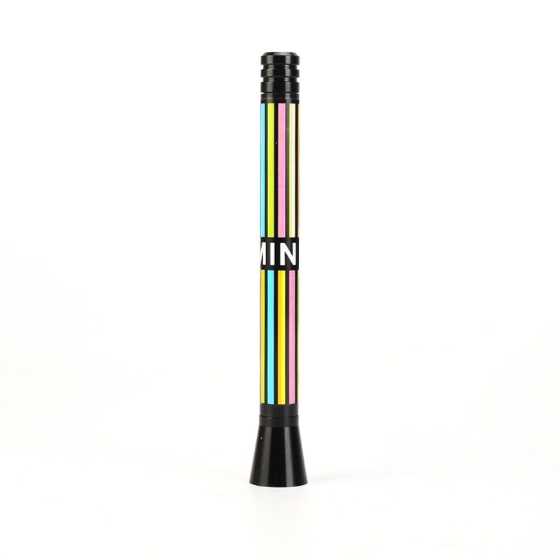 미니쿠퍼 카본 숏 안테나, 레인보우 6,300원