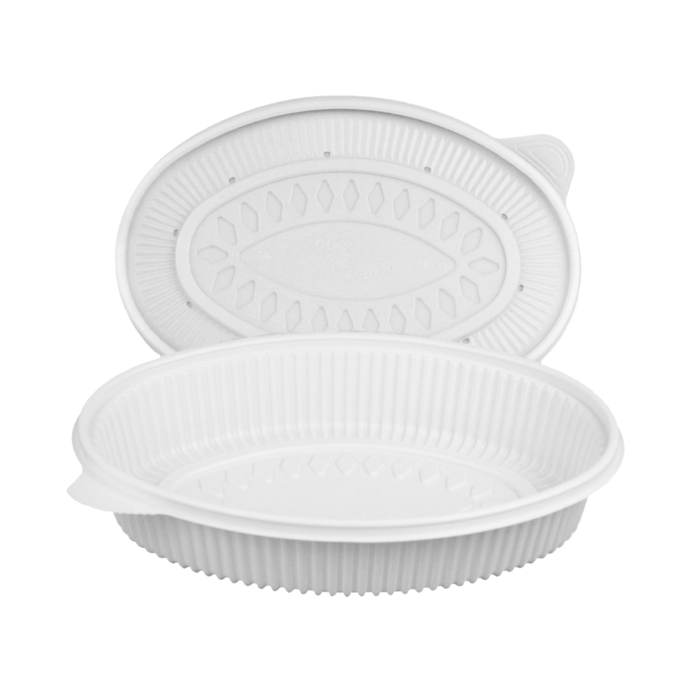 [일용상회]타원 찜용기 JH 340파이 중 2550ml 100세트 백색 66,000원