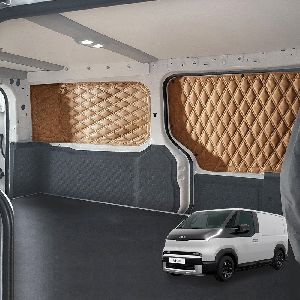 카빛나 기아 PV5카고 도어 윈도우 커버 보호 매트 창문 트렁크 단열 인조가죽 트렁크보호 185,000원