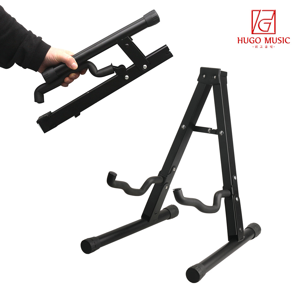 위고뮤직 기타스탠드 폴더형 휴대용 접이식 A형, 1개 8,000원