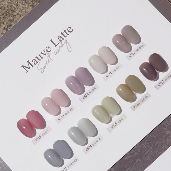 캔디젤 모브라떼 시럽젤 10종세트 NO518-527 100,000원