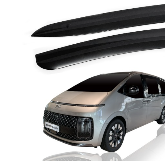 뭉구카 AC 깨지지 않는 블랙 바이저 자동차 햇빛가리개 썬바이저 차량 빗물받이 선바이저 리얼 블랙 바이져 크롬죽이기 2pcs 2021~ E-406, 블랙, 현대 스타리아 28,000원