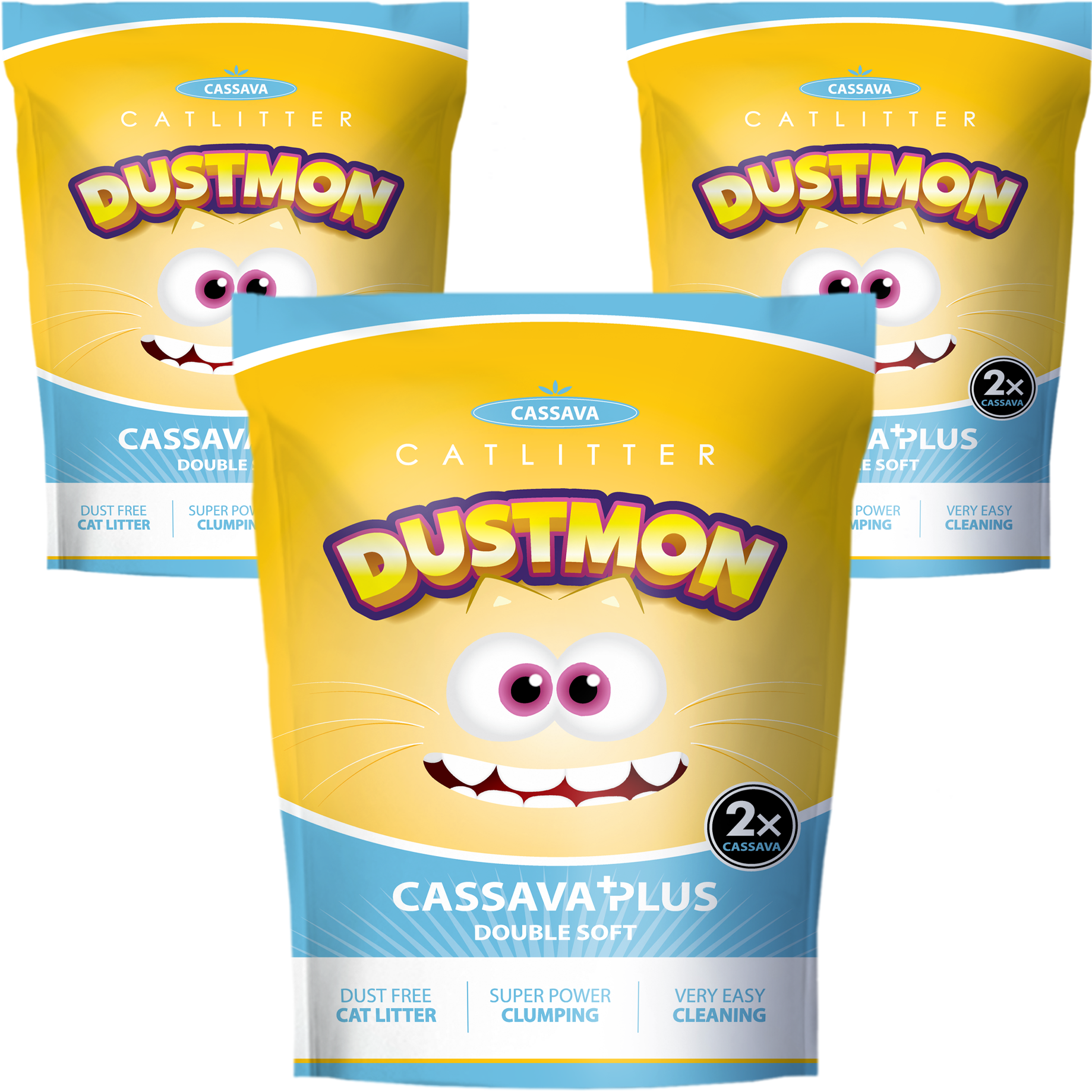 더스트몬 고양이 카사바 플러스 더블 소프트 모래, 5L, 3개 63,000원