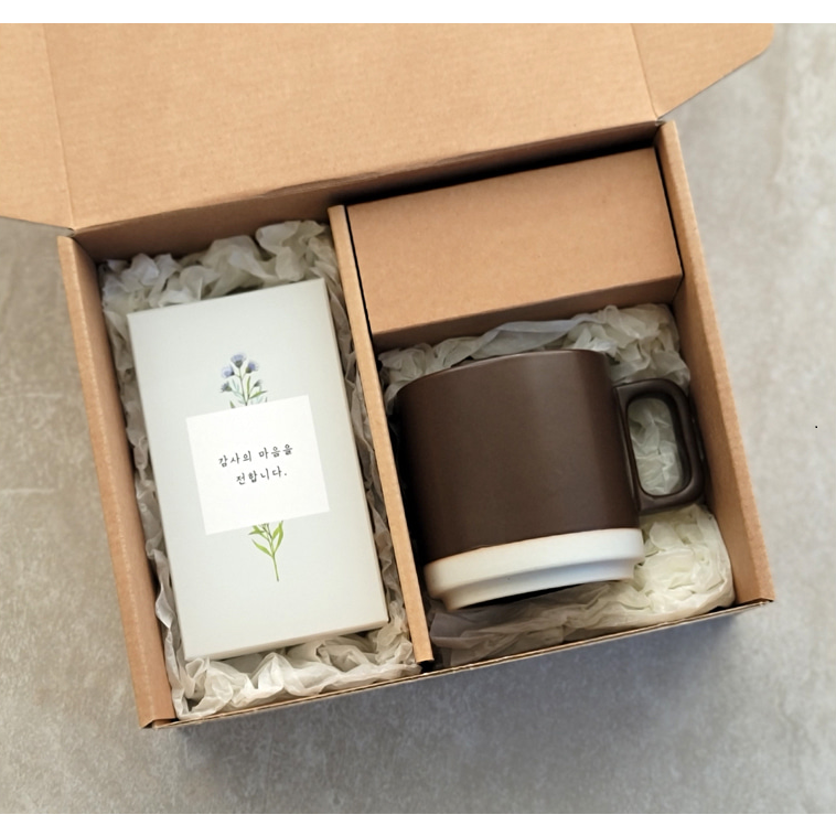 [스티커 제작 끈박스 완포장] [국내산 꿀스틱 + 머그] 개인 단체 기관 행사 선물 답례품, 1개 7,300원