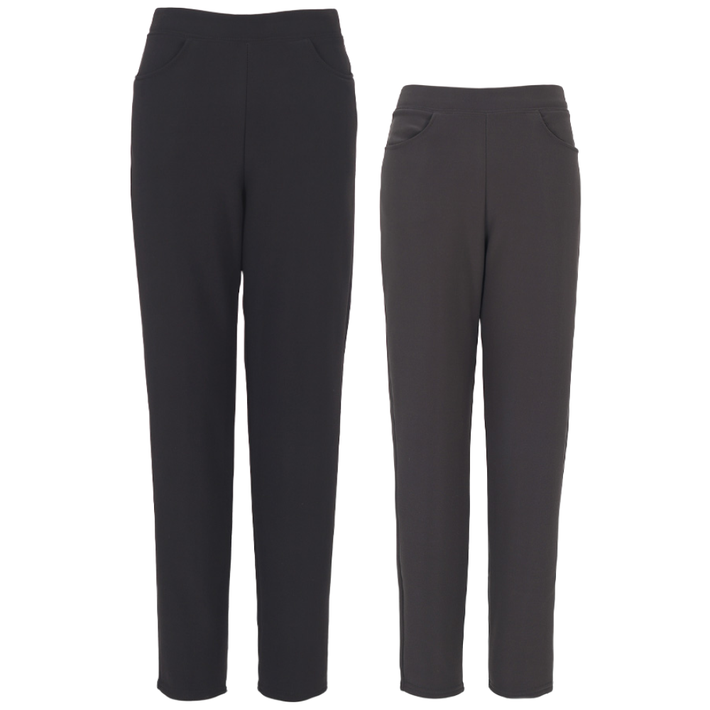 [김영주골프] 봄가을 겨울기모 2종 심플밴드 슬림핏 데일리 여성 밴딩 팬츠 DPWLSL10 22,050원