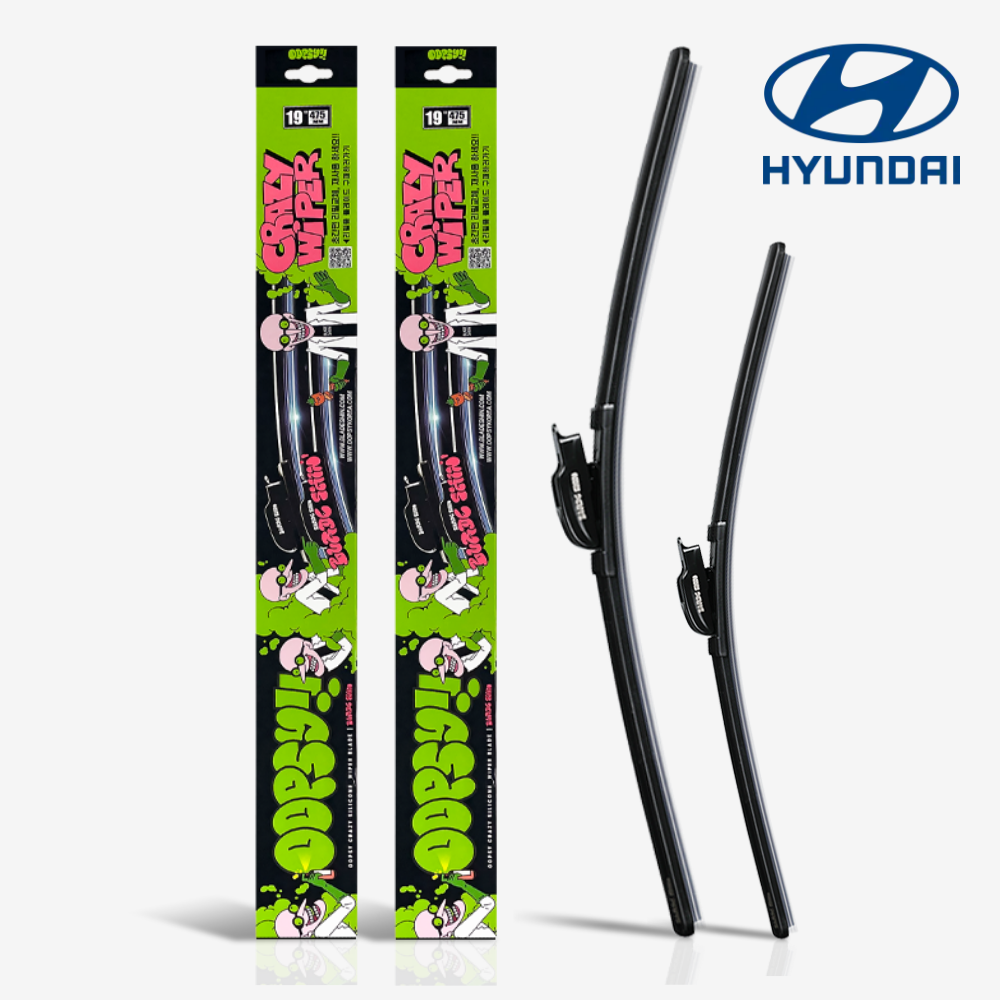 현대 웁시 발수코팅 실리콘 플랫 와이퍼 운전석 조수석 세트, i30 GD (11년~16년) 42,900원