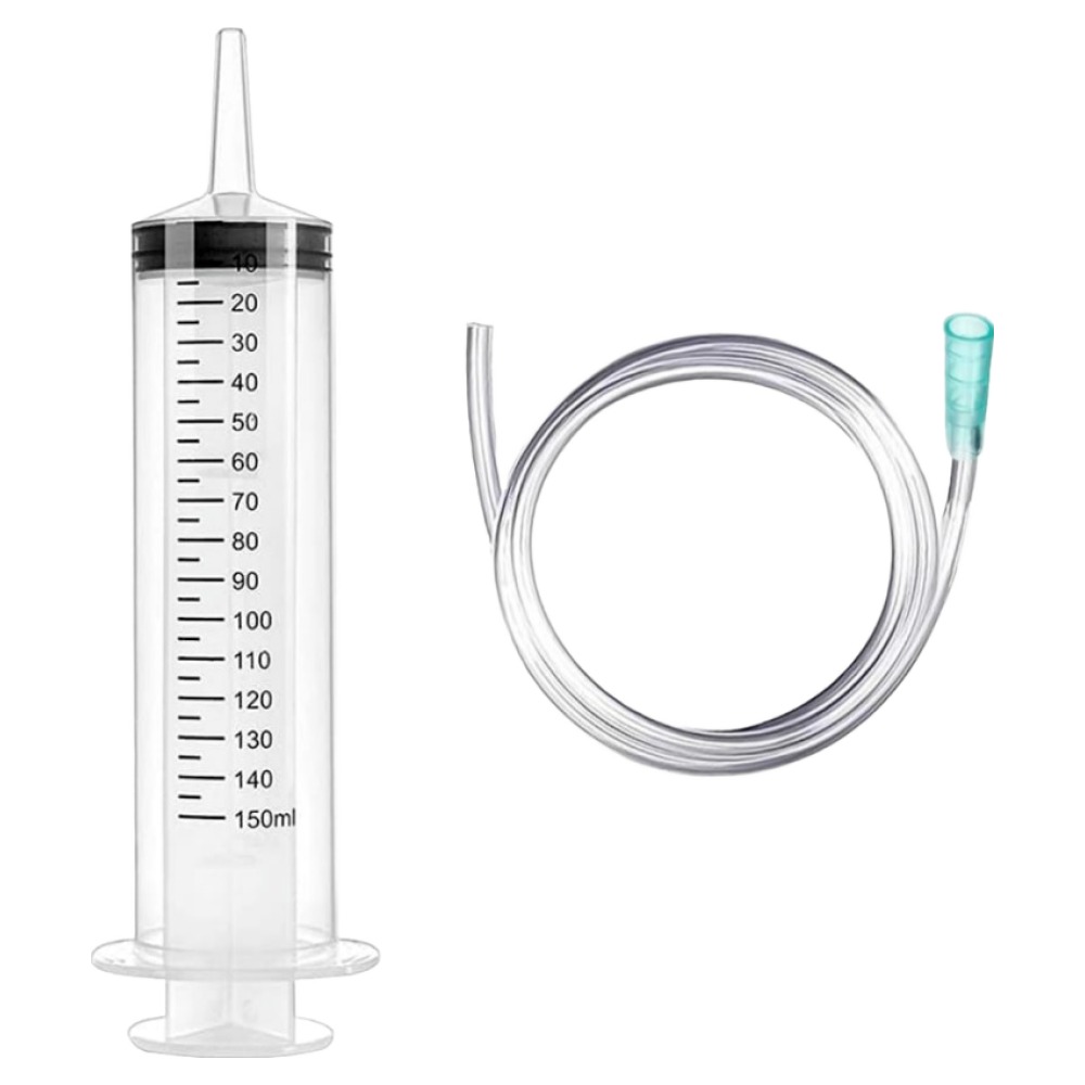 다온셀렉트 공업용 대형 주사기 150ml, 호스 1m, 혼합색상, 1개 5,600원