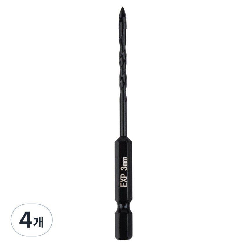 이엑스파워 만능 드릴비트 4날 3mm EMD-03 5,200원
