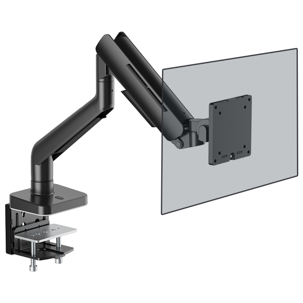 엔산마운트 NH-15 NH-25 고중량 RGB 게이밍암 오디세이G9 모니터암 모니터거치대, 1개, 블랙 109,000원