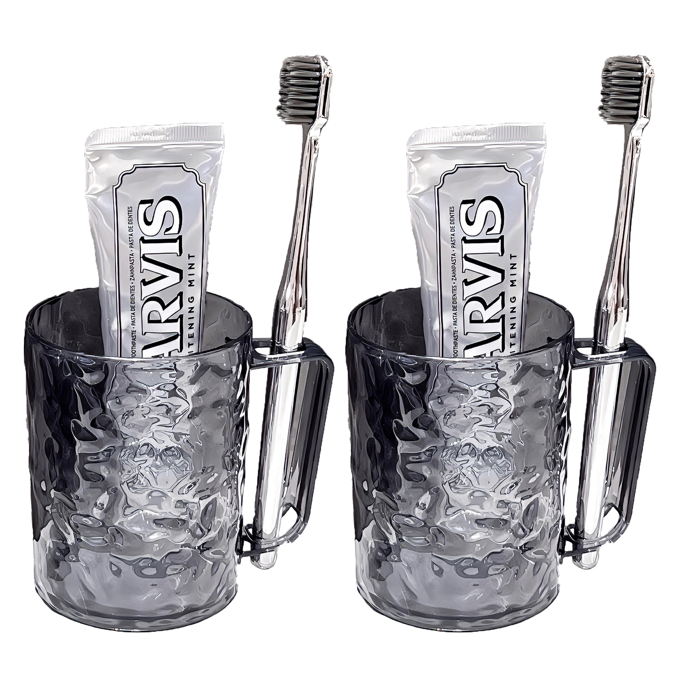 피어니스트 칫솔꽂이 욕실 인테리어 양치컵, 2개, 그레이 14,250원