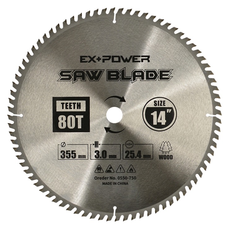 이엑스파워 원형톱날 팁쏘 목재용 355mm EXC-14080 10,500원