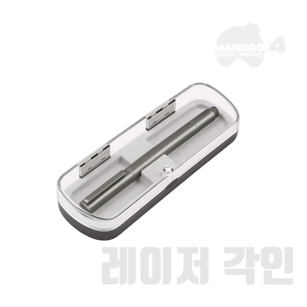MANDOO4 프리미엄 티타늄 2in1 볼펜 알루미늄 팬홀더 선물용 세트 레이저각인, 1세트, (각인제작) 볼펜 14,900원
