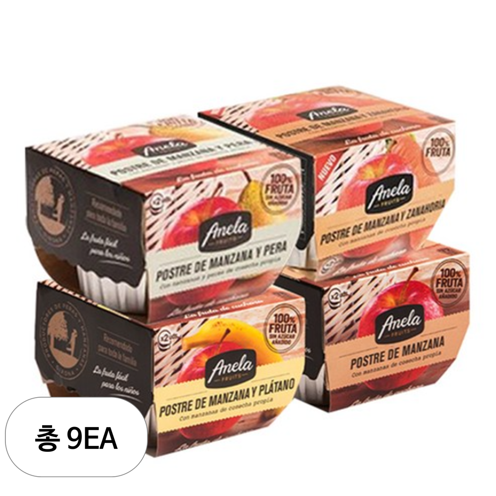 아넬라 생과일 디저트 스타트 A 패키지 100g x 2p x 4종 세트 214,580원