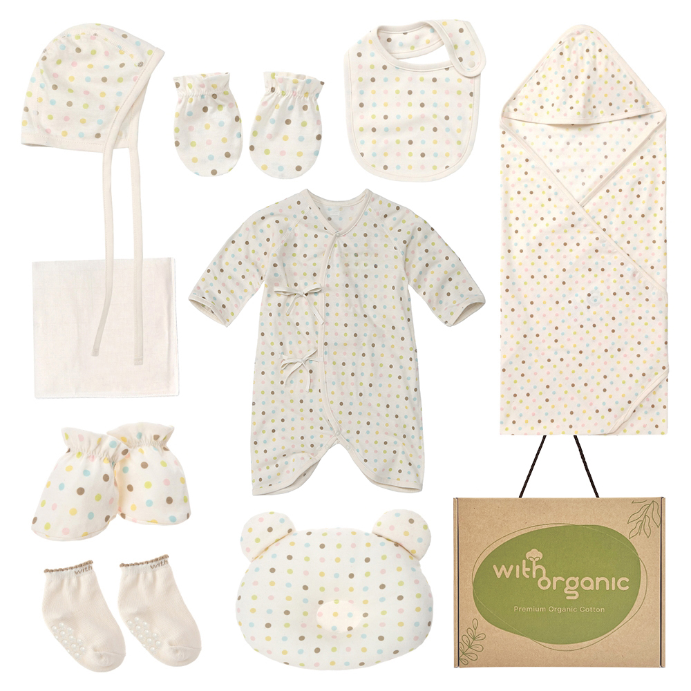 위드오가닉 신생아용 출산선물 10종 55,000원
