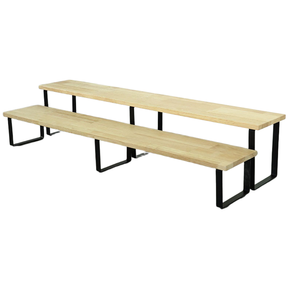 원목 화분 다이 진열대 2단 3단 세트 1200, 2단, 고무나무상판(블랙받침) 1200 75,000원