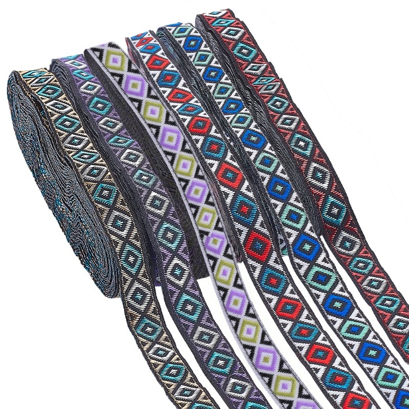 믹스컬러 자수 레이스 트림 민족풍 패턴 의류 가방 장식 DIY 12,950원