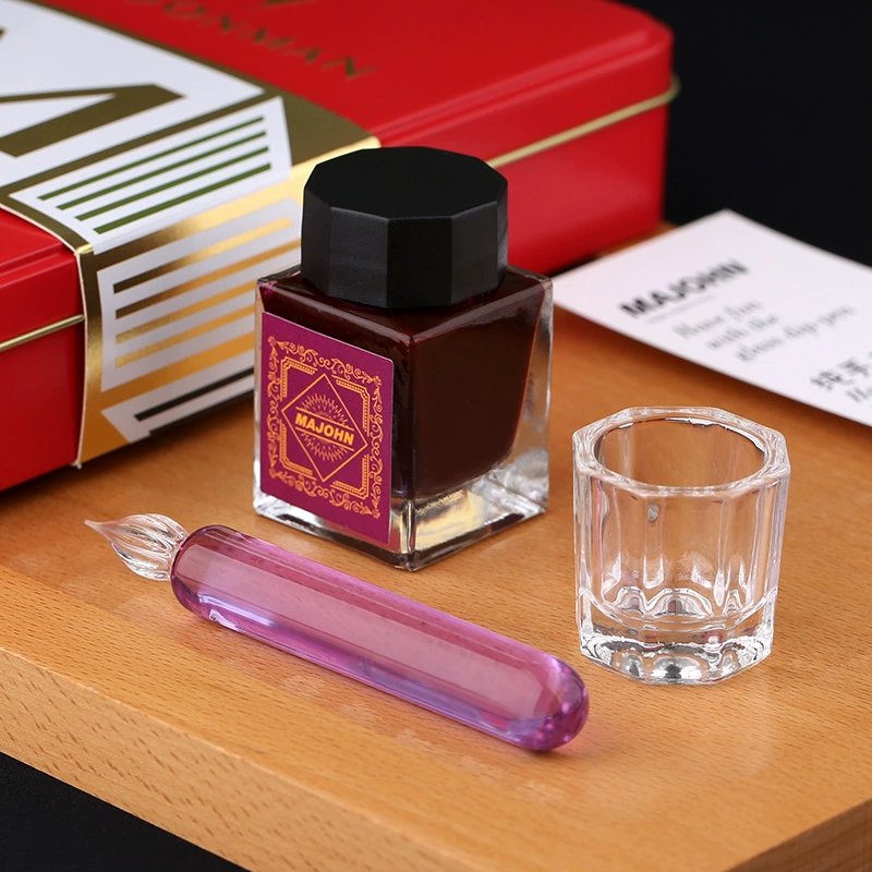 마존 MAJOHN 모지앙 문맨 짧뚱 글라스펜 잉크세트 캘리그라피, 1개 17,500원