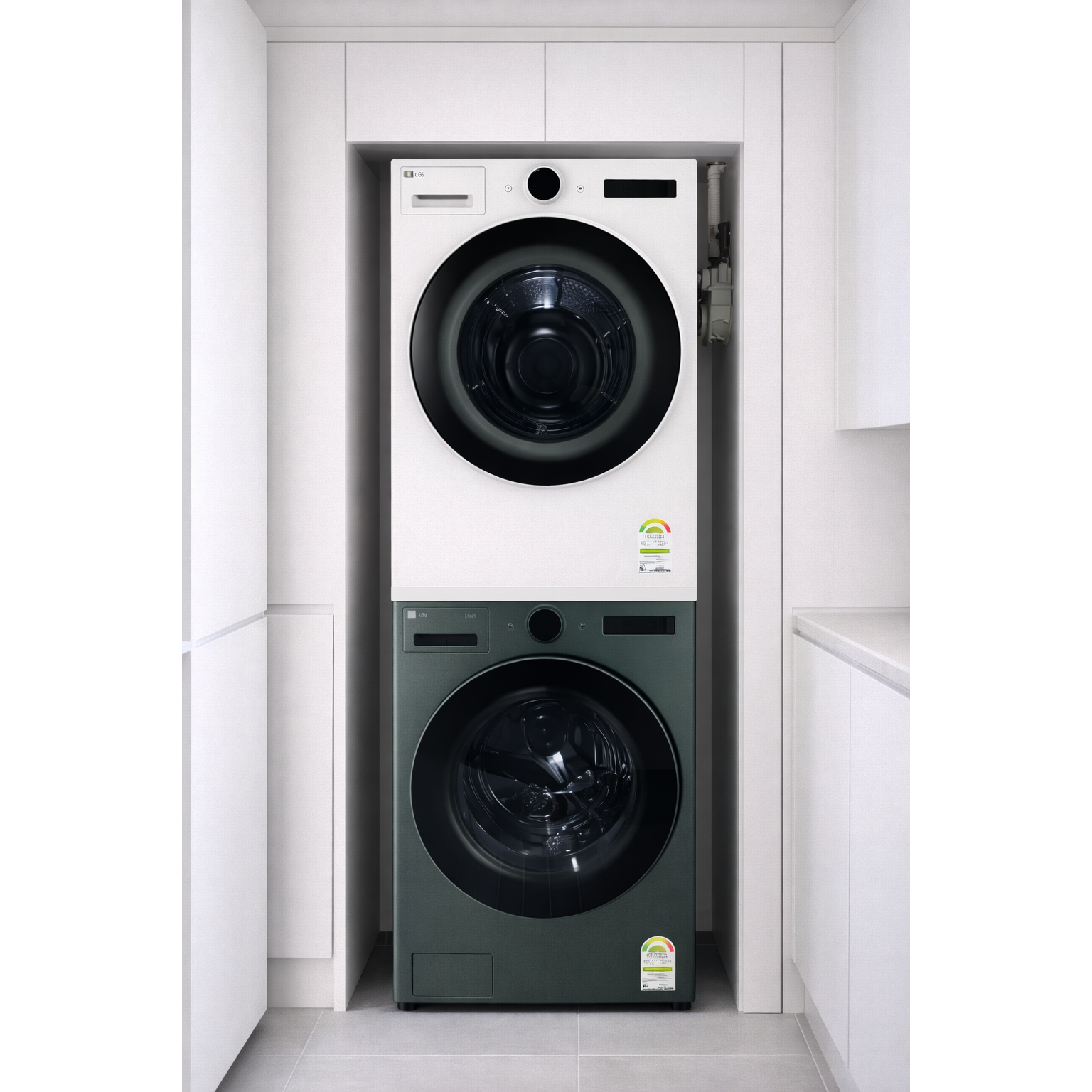 LG 세탁기 건조기 세트 트롬 1등급 오브제컬렉션 FX25ENR-GNG 25kg+20kg 무료 방문설치 폐가전수거 네이처그린 네이처베이지 2,799,000원