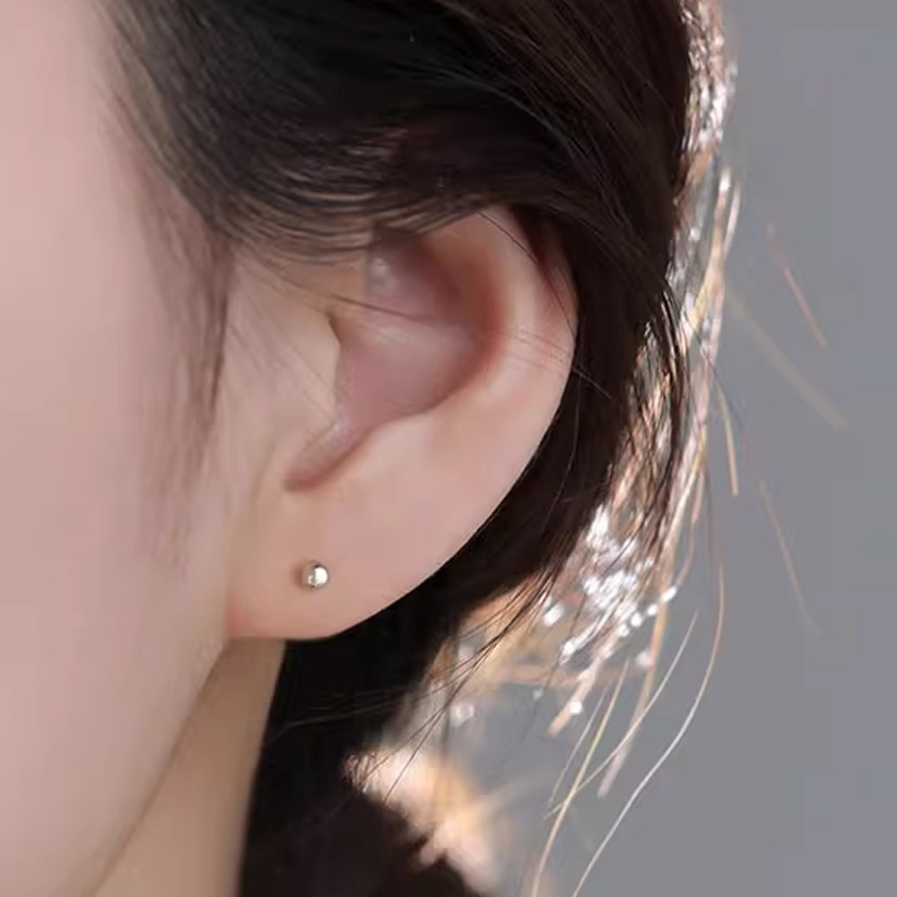1+1 순은 999 실버 3mm 미니 귀걸이 민감성 알러지 방지 데일리 귀뚫기 후 착용 15,900원