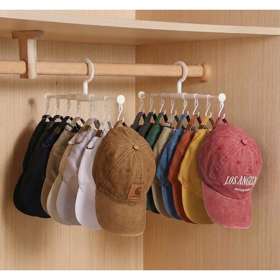 확장형 360도 회전 모자걸이 옷장정리 멀티행거 8,500원