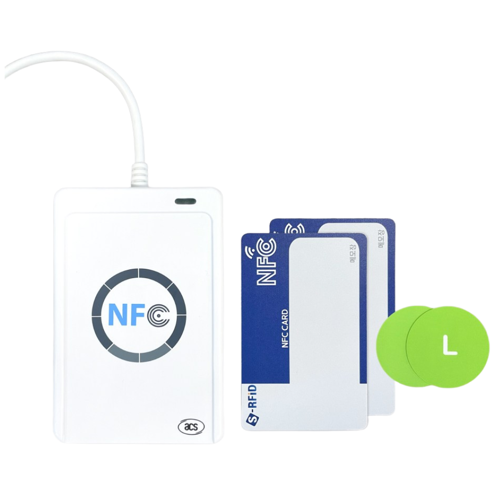 NFC 리더기 SDK 제공 RF 리더 RFID 리더기 ACR 122, 흰색, ACR-122(No.58R), 1개 63,000원