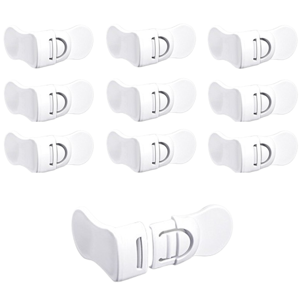 리빙프레소 유아 안전 서랍 잠금장치 접착식 원터치, 화이트, 10개 10,100원