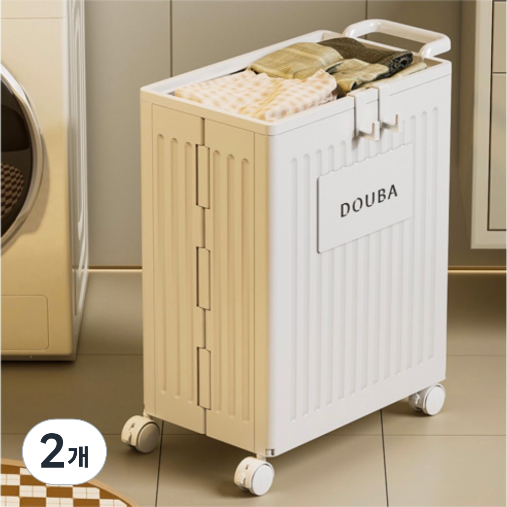 kb 운동기구 배드민턴 라켓 요가 매트 피트니스 바퀴 선반 수납 바구니, 2개, 화이트 38,620원