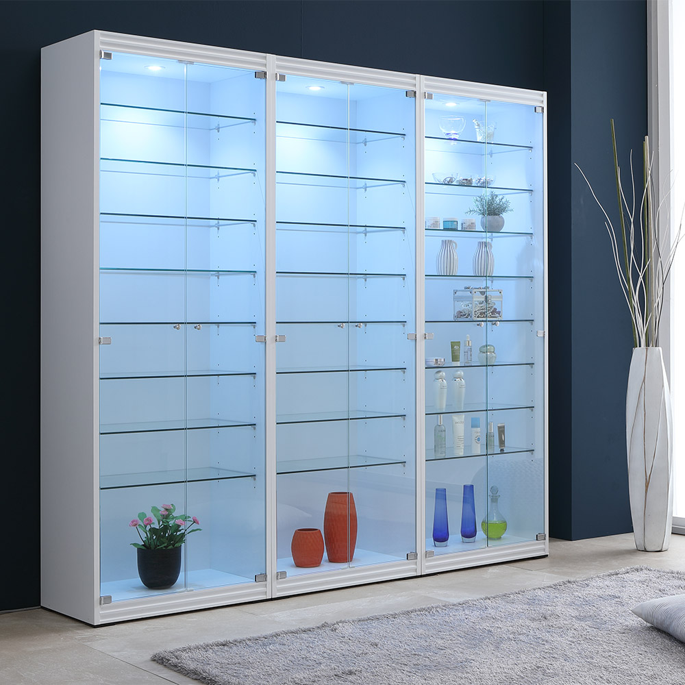 앤탑퍼니처 장식장 진열장 수납장 레고 굿즈 피규어 양주 술 진열장 조명추가 선반추가/라인 플러스 강화유리 장식장 269,900원