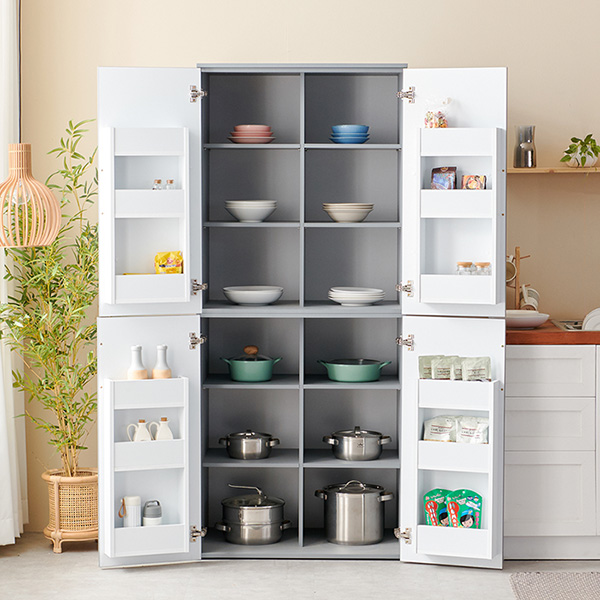 냉장고형 광폭 800 팬트리장-상하부 4도어 수납장 208,000원