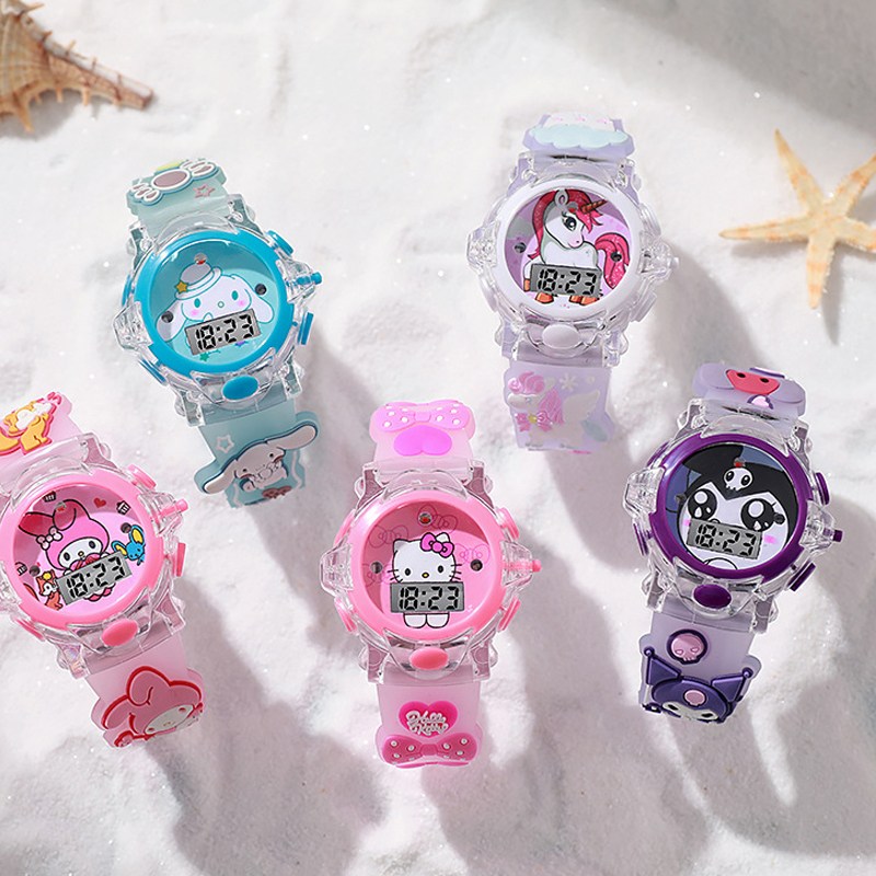 (국내당일발송)귀여운 동물 캐릭터 Led 전자 발광시계 멜로디소리 유치원 초등학생 조카 선물 단체 선물 입학 졸업 교회 선물 14,600원