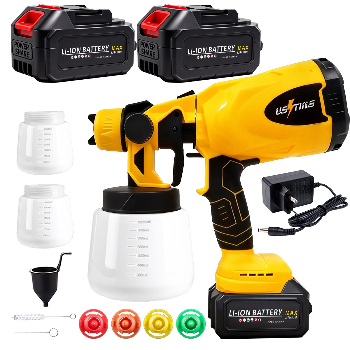 우스틴스 독일기술 무선 전기 도장 분무기 스프레이 건, 1개 96,980원