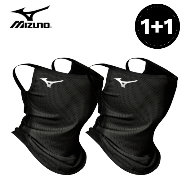 미즈노 정품 UV 웨이브 자외선차단 남성용 쿨링 마스크, 블랙+블랙, 1개 26,000원
