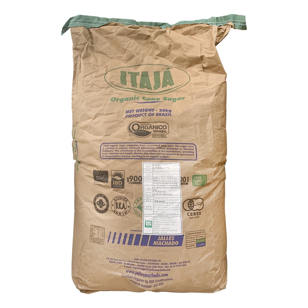 이타자 유기농 황설탕 25kg 73,000원