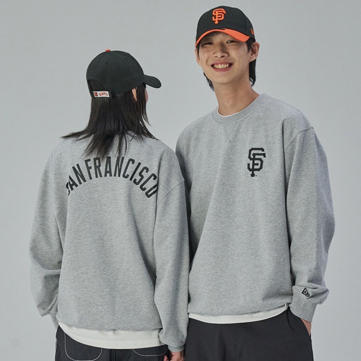 뉴에라 남녀공용 MLB 샌프란시스코 자이언츠 베이직 로고 맨투맨 148815 64,000원