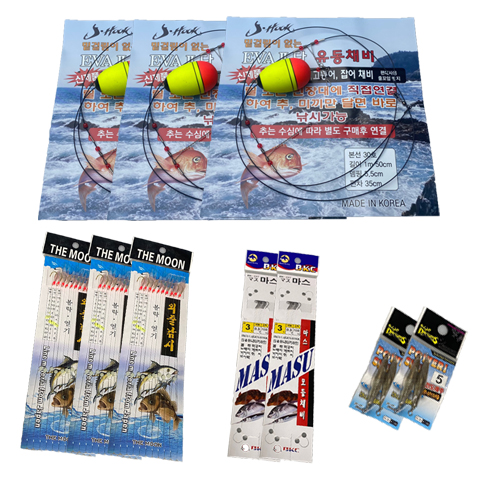 씨케이지에프 / 찌 원터치 채비 / EVA 2단 유동 채비 3세트 / 풀 세트 구성, 1세트, 3장-풀세트 구성 12,900원