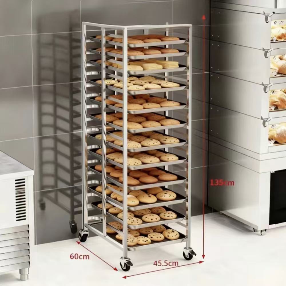 스테인리스 베이킹 랙 이동식 트레이 다층 오븐 케이크, 1개 97,600원