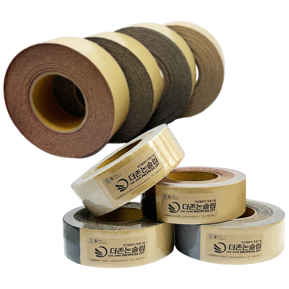계단 미끄럼방지테이프 논슬립 50mm 100mm 15M 국내산 고급형 강력접착 셀프시공 더존, 폭 50mm 와인, 1개 15,500원