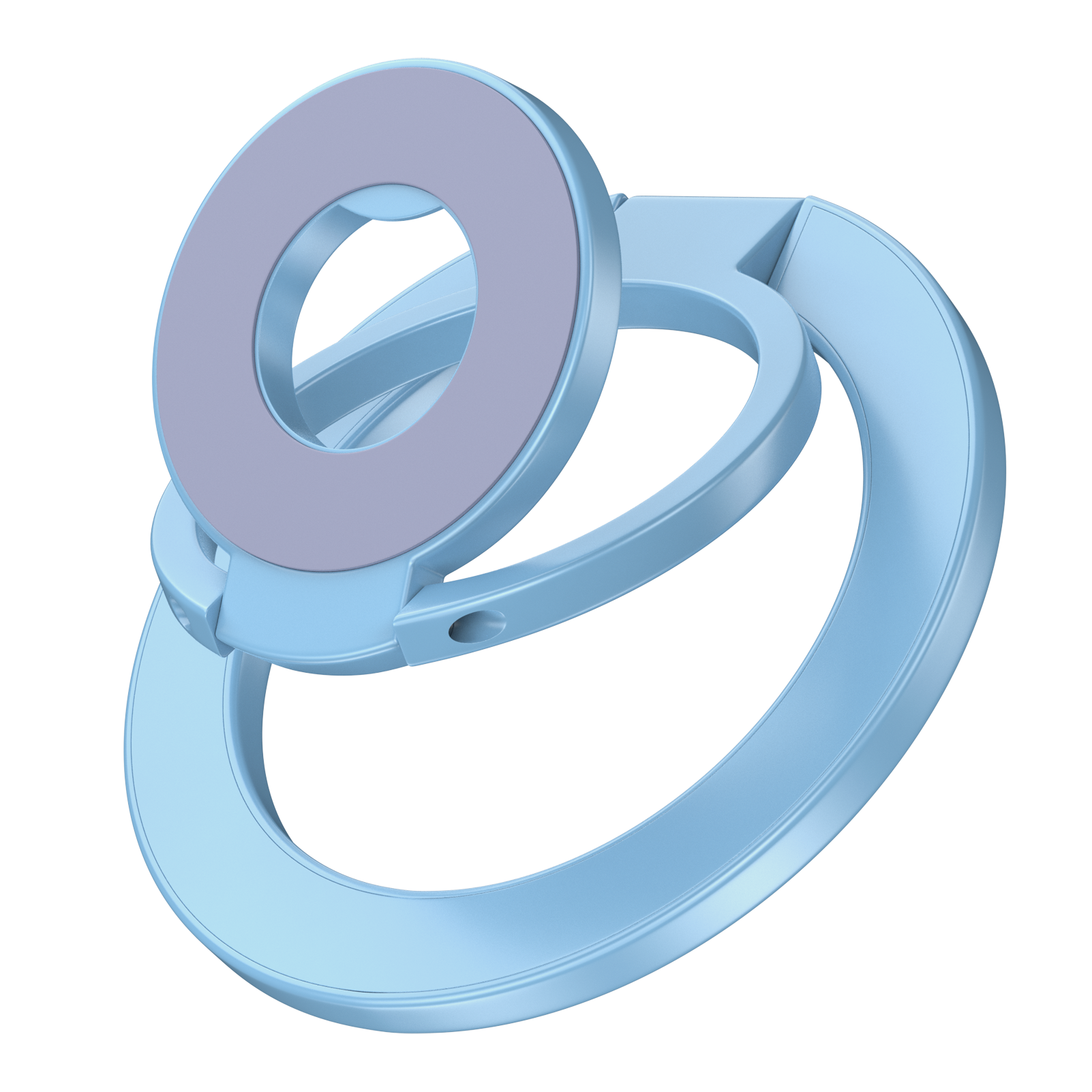 ANNIBER 초슬림 전기종 적용 3단 접이식 양면자석 맥세이프 그립 톡 홀더 아이폰 삼성 갤러시 호환, 1개, 스카이 블루 14,000원