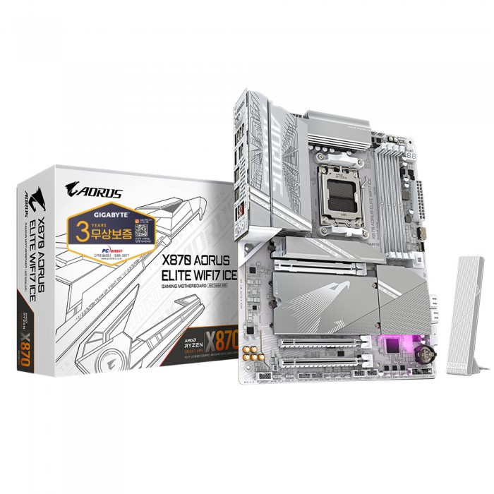 GIGABYTE X870 AORUS ELITE WIFI7 ICE 피씨디렉트, X870 385,000원