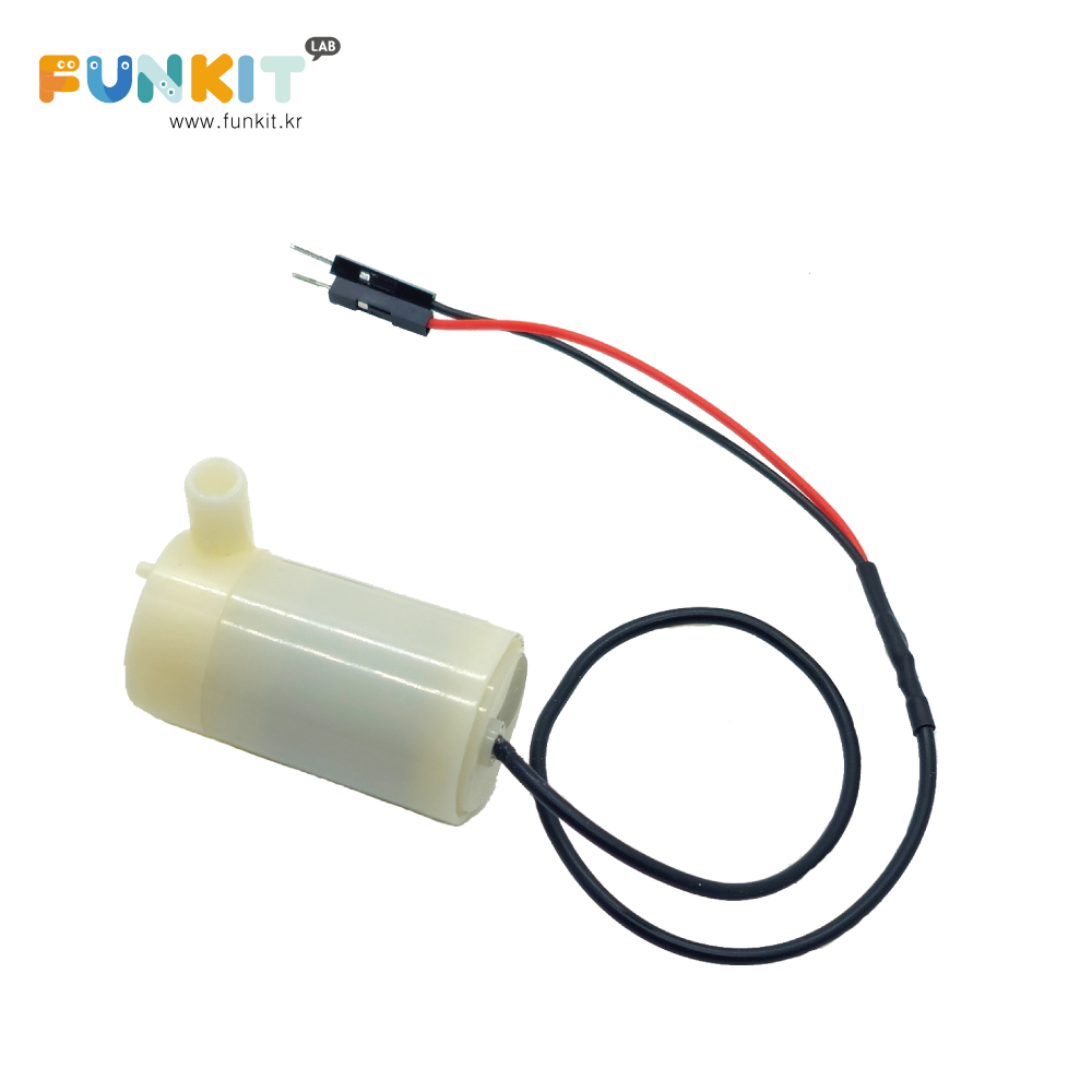 아두이노 워터펌프 3~5V 점퍼선타입, 1개 3,200원