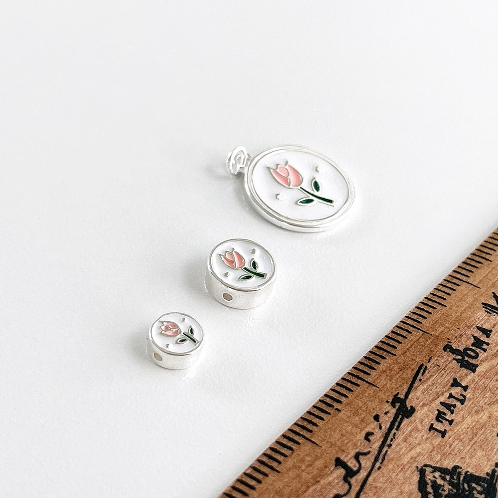 미라클스톤 실버925 튤립 참 펜던트 diy 재료 악세사리 부자재 8,200원