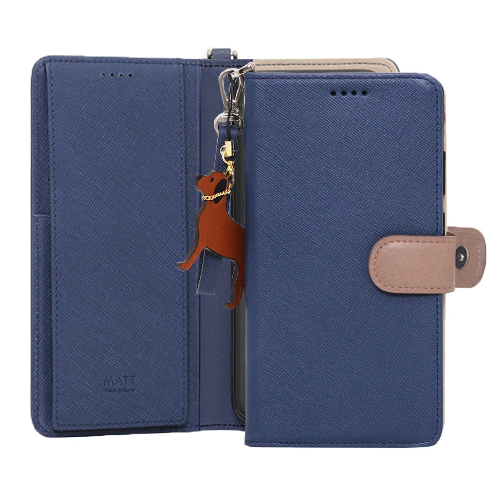 마뜨 갤럭시 사피아노 소가죽 카드수납 가죽케이스 지갑케이스 자석형 스틸블루 (악세서리 별도) 69,000원