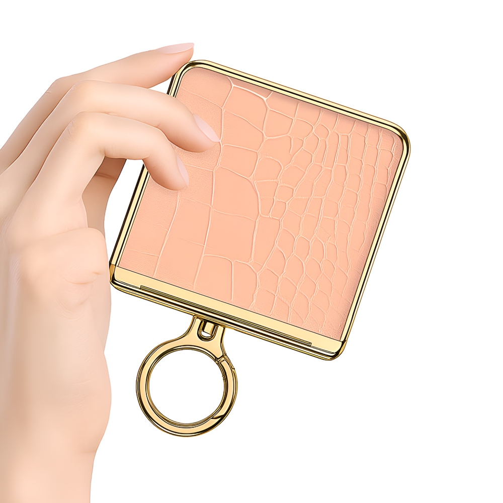 크로크7 K.J.C z플립7케이스 골드라인 고품격인조가죽 32,500원