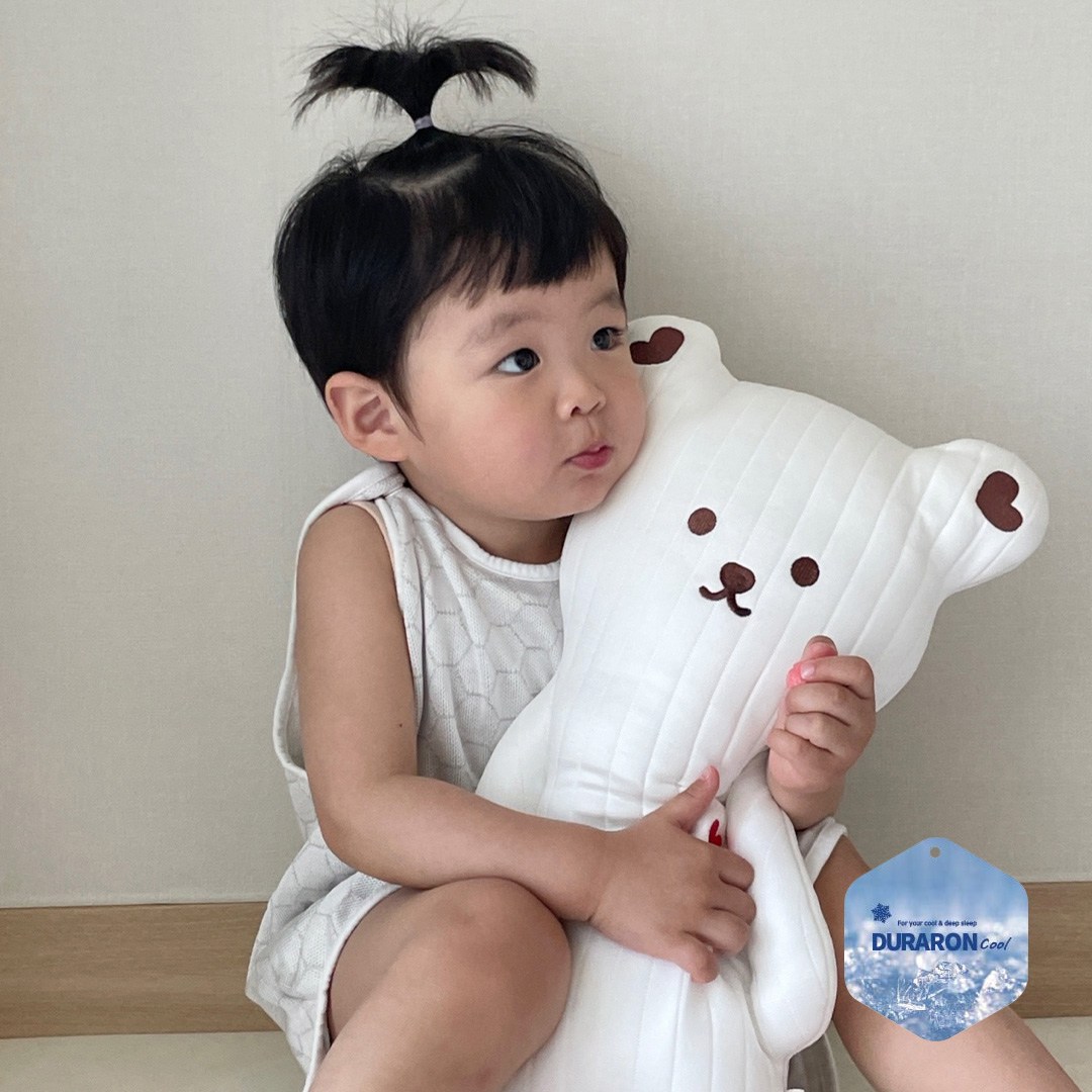 돗투돗 시원한 듀라론 냉감 아기 바디필로우 인형, 돗꼼 39,000원