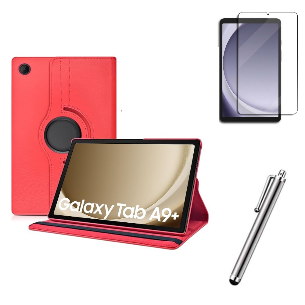 갤럭시탭A9 A9 플러스 호환 회전 가죽 커버 케이스 A9+ 케이스나라 9,400원