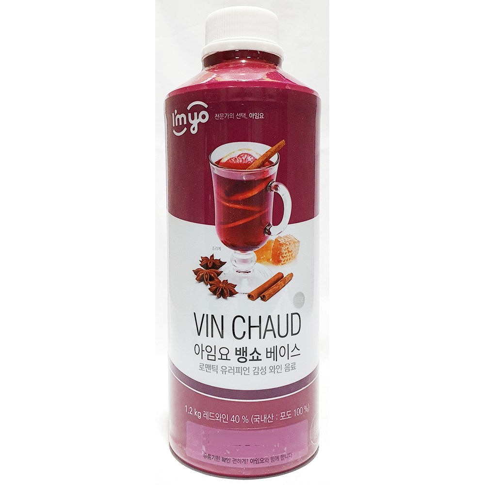 뱅쇼베이스(아임요 1.2K)X6 업소용 무알콜칵테일, 6개, 1.2kg 159,190원