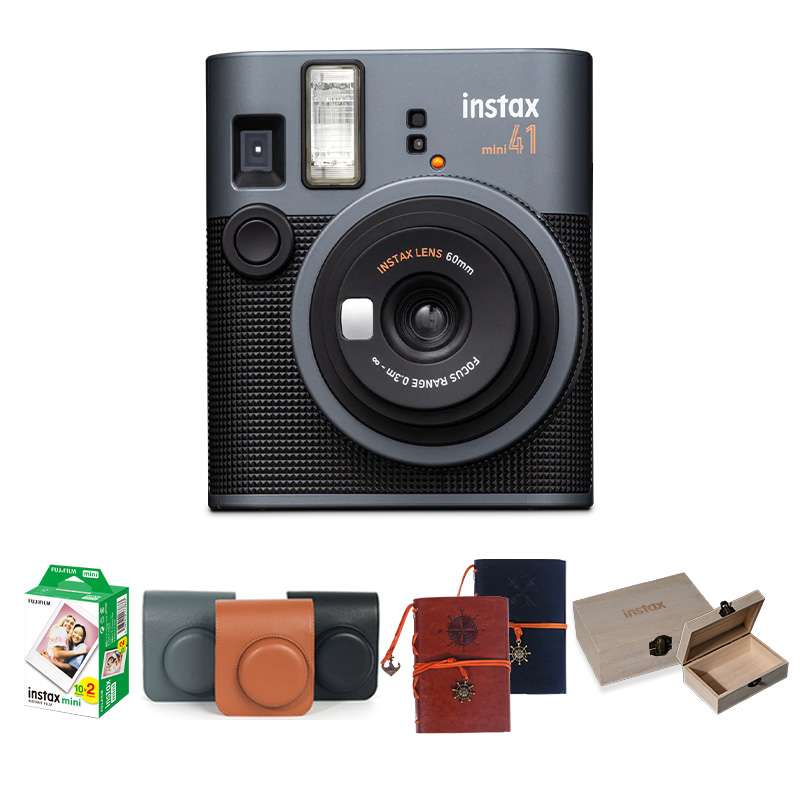 인스탁스 미니41 즉석카메라 선물세트, 1개, 전용가방 브라운+필름20장 187,800원
