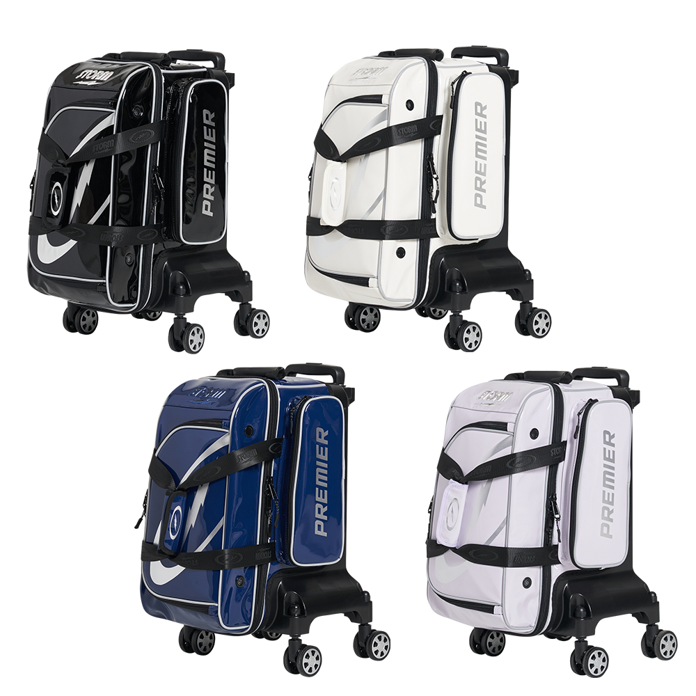 2025 스톰 프리미어 2볼 롤러백 볼링가방, 블랙 165,000원